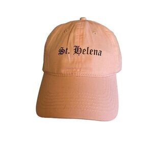 Pink St. Helena Cotton Hat Cap Adjustable